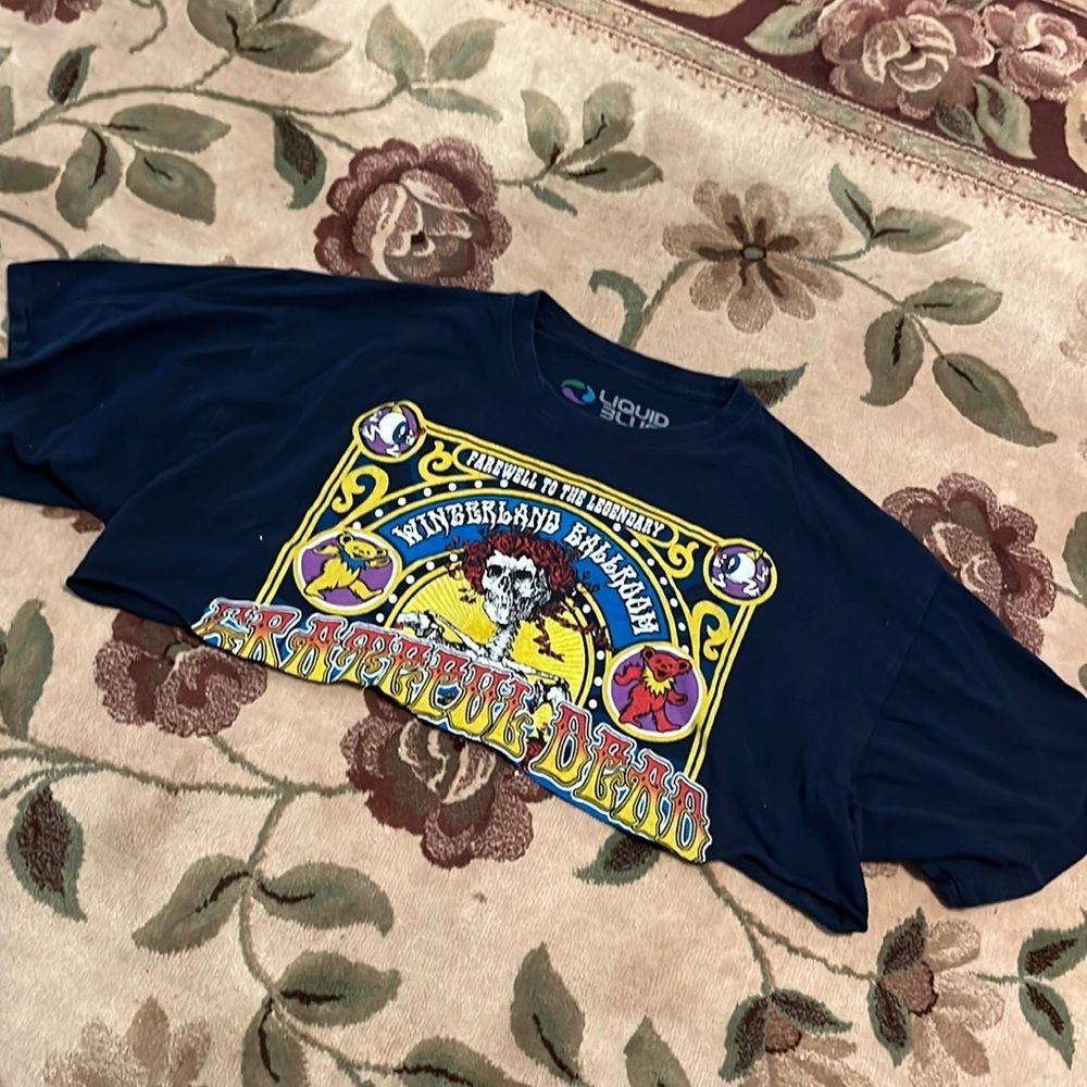 Grateful Dead vintage cut cropped T-shirt